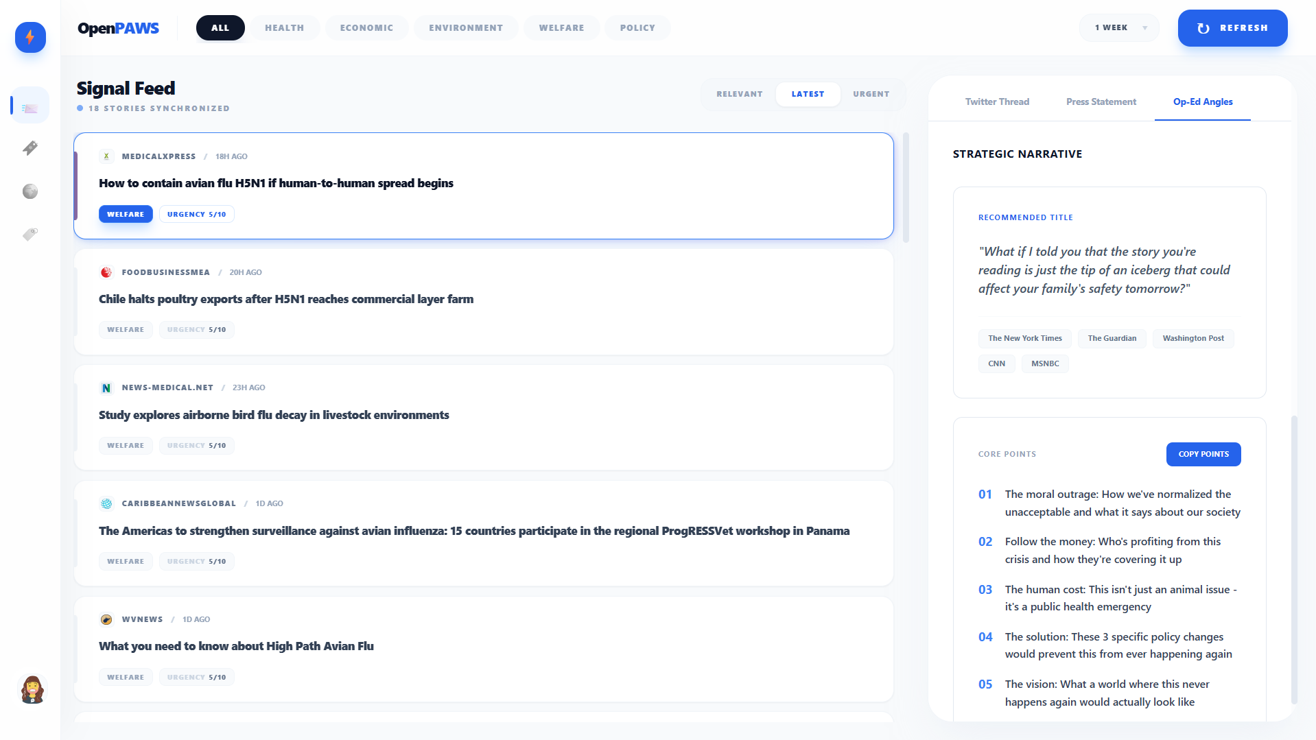 Content Panel Screenshot